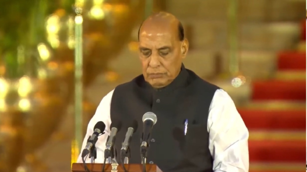 Rajnath Singh takes oath as Union Cabinet Minister